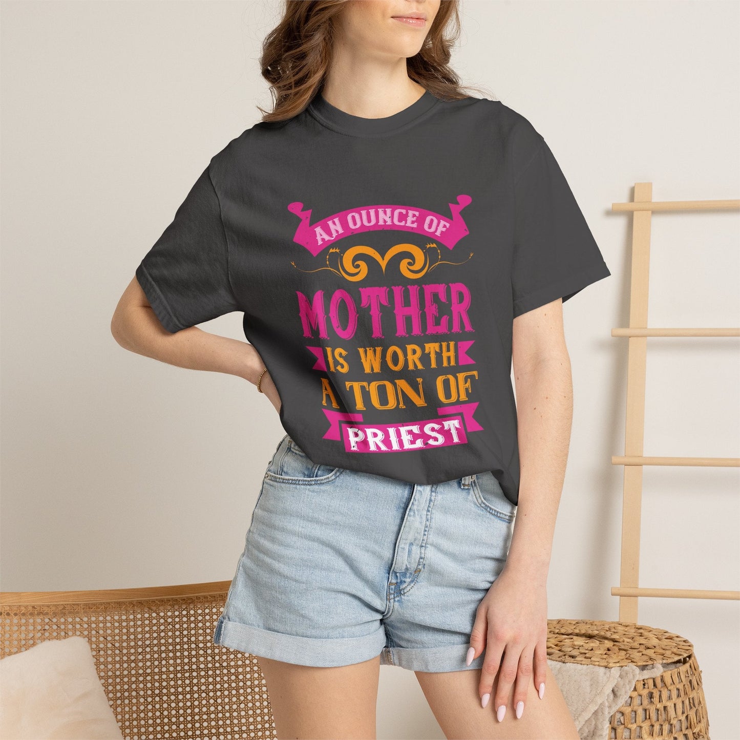 Mom T-shirt Mother Day Mama Tee Unisex Comfort Colors Garment-Dyed Cotton h63