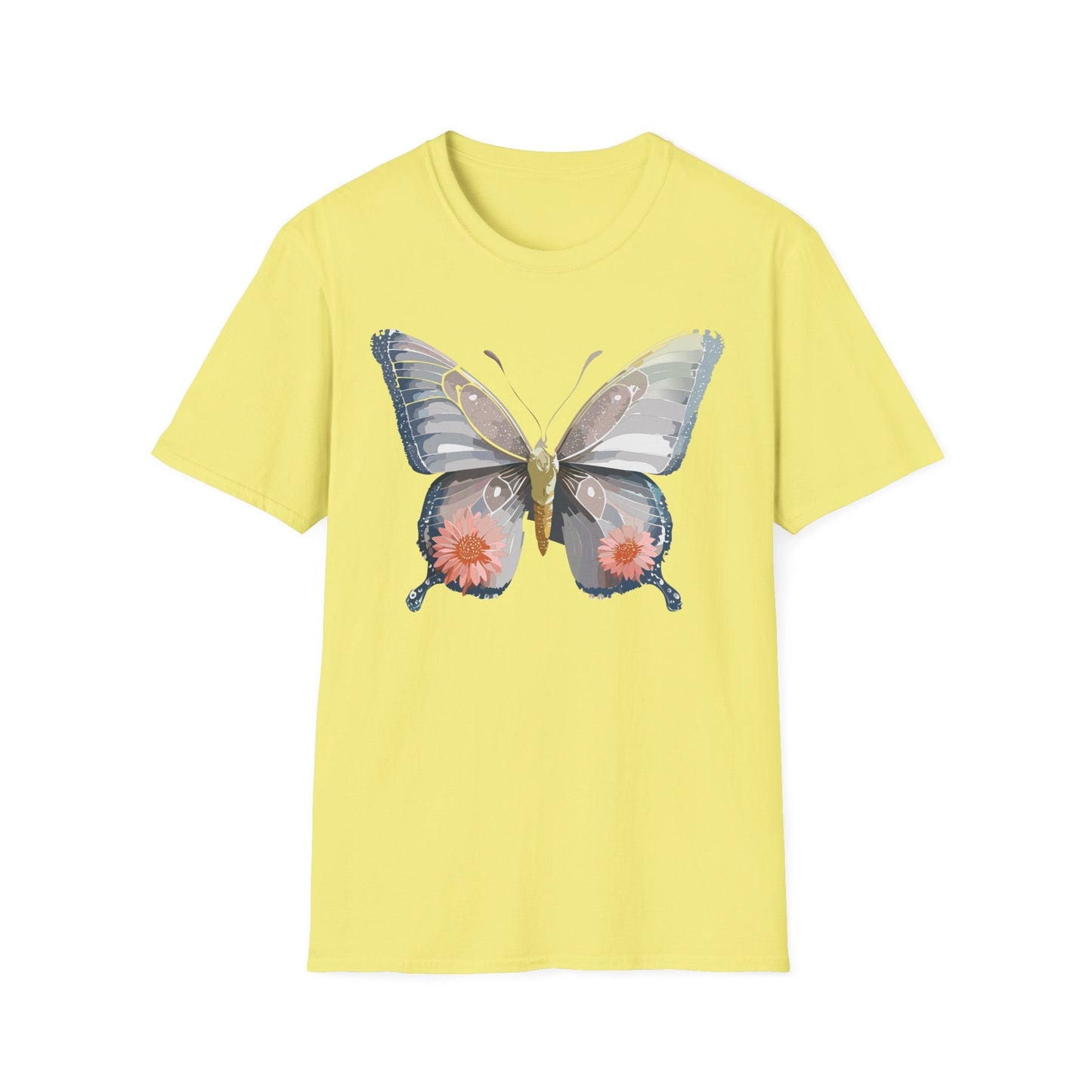 Butterfly Shirt Unisex T Shirt 100 Percent Ring Spun Cotton Softstyle Tee Monarch