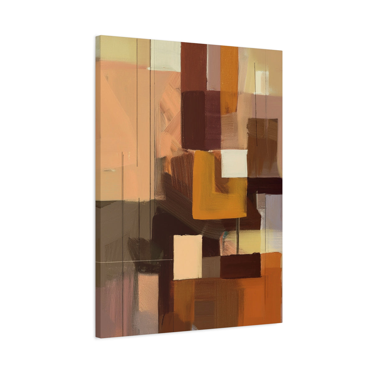 Abstract Geometric Painting Print Canvas 20x24,20x30,24x30 24x32,24x36,30x40 32x48,36x48,40x60 Pine-Wood Inner Frame ABS-49