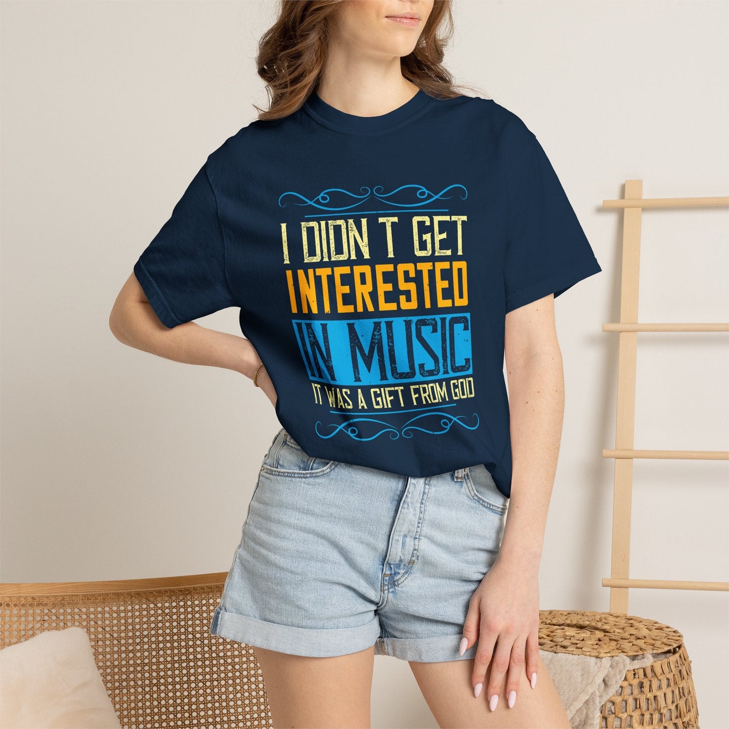 Music Graphic Design Unisex Cotton T-shirt m5