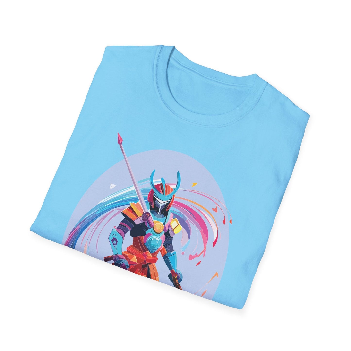 Samurai Shirt Unisex Gildan Softstyle Tee 100 Percent Ring Spun Cotton Samurai Design