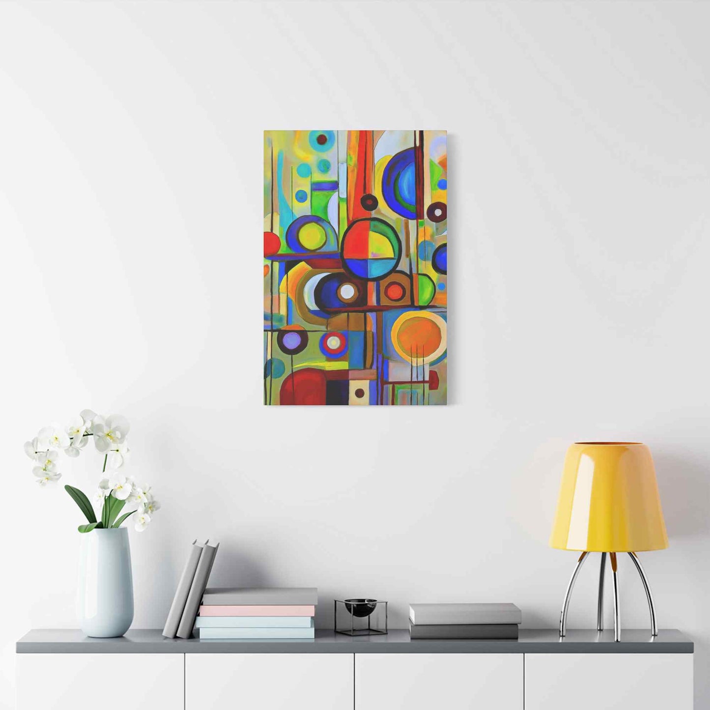 Abstract Painting Print Canvas 20x24,20x30,24x30, 24x32,24x36,30x40, 32x48,36x48,40x60 Pine-Wood Inner Frame ABS-14