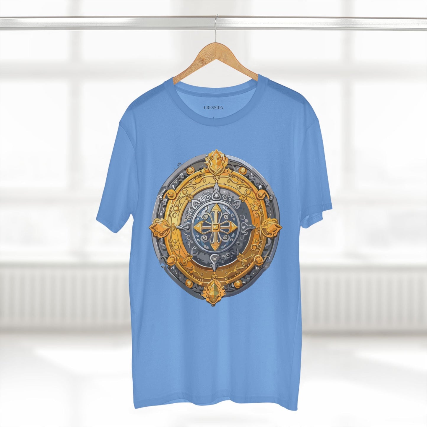 Antique Gold Coin Graphic Design T-Shirt Unisex 100 Cotton With Golden Print Artwork Tee 8