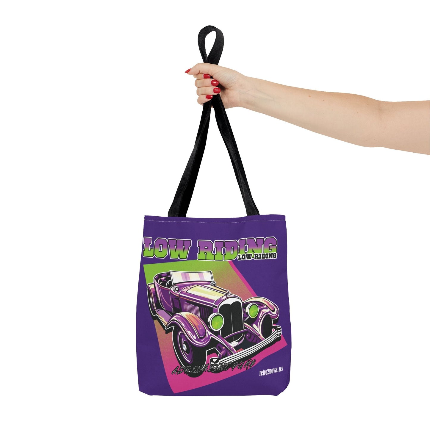 Canvas Tote Bag Classic Vintage Car Design Durable Everyday Carry For Work And Travel