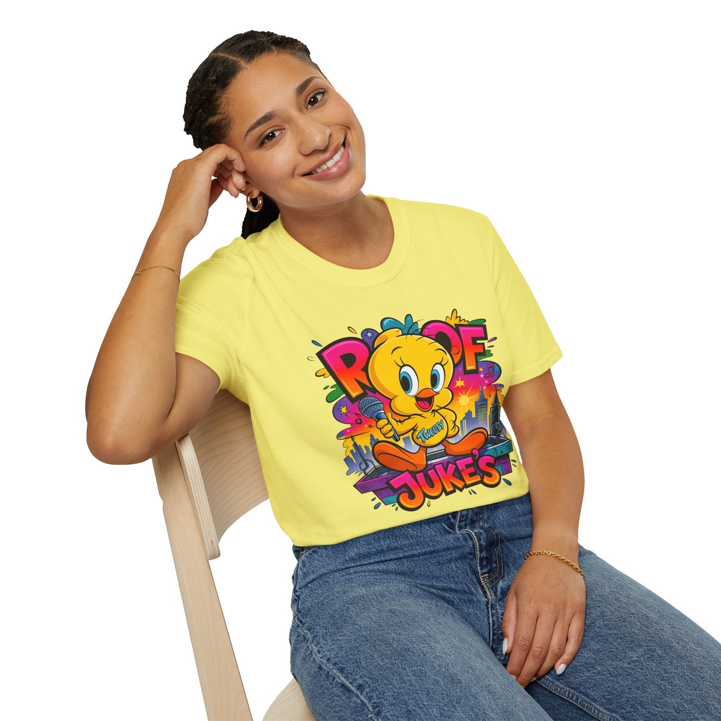 Unisex Cartoon T Shirt With Animation Design Versatile Funny Animals Tee Shirt Gildan Softstyle