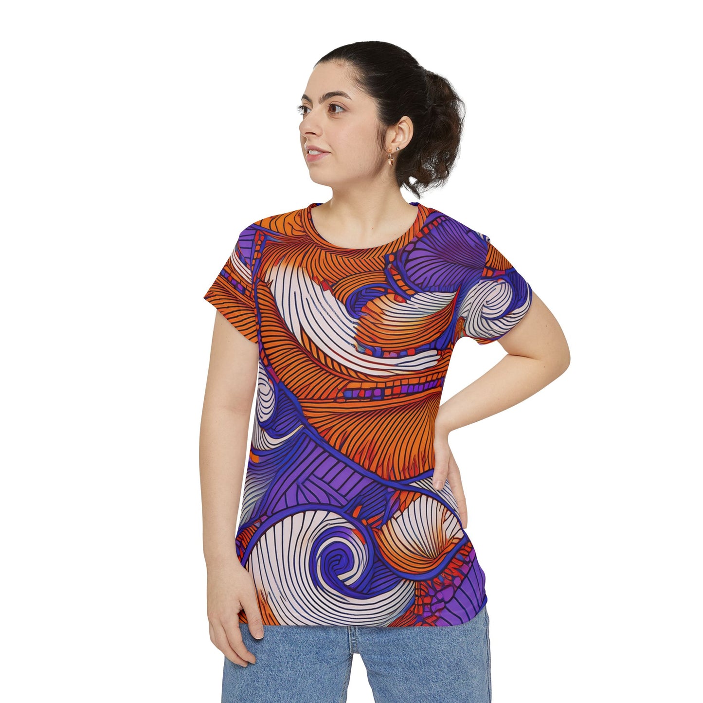 Abstract Print Shirt, Shirt with Abstract Print