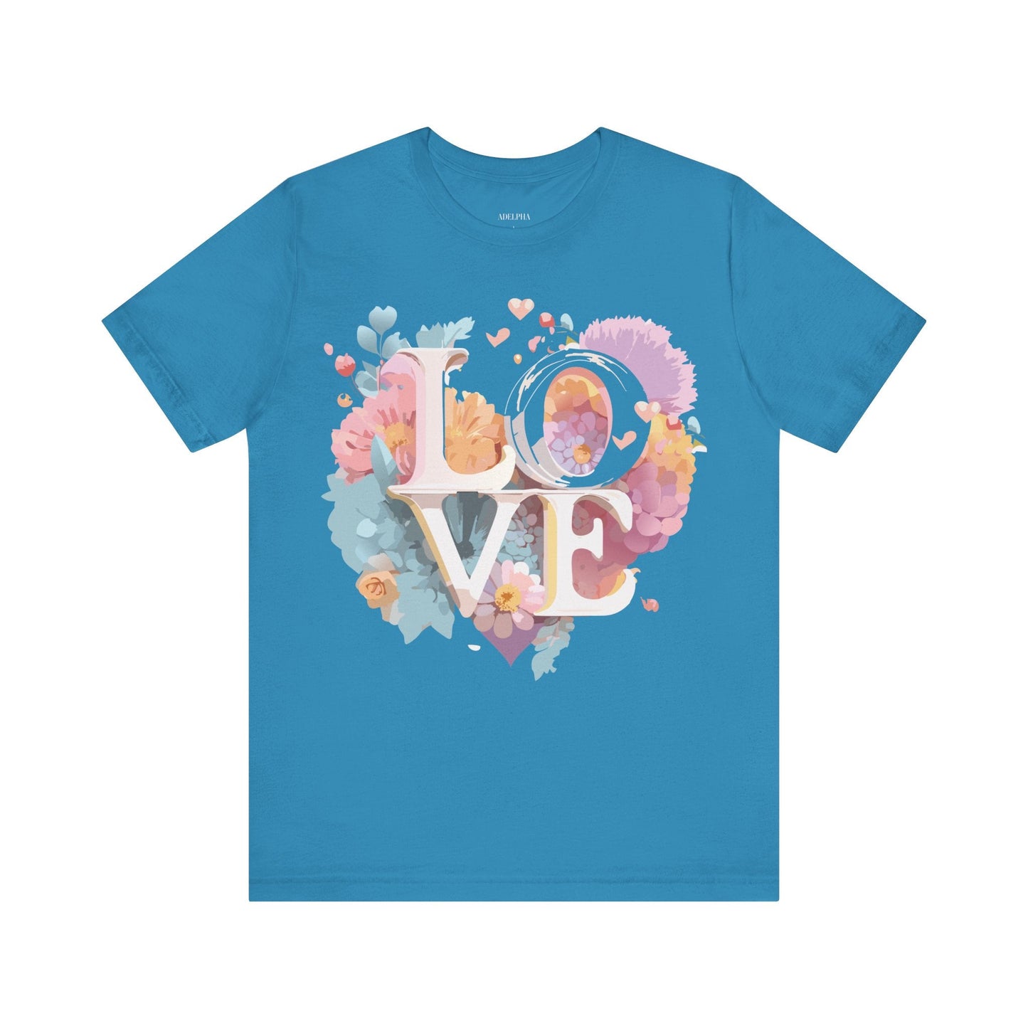 Valentine Graphic Tee Unisex Jersey Short Sleeve Art Design By Adelpha Vintage Artwork
