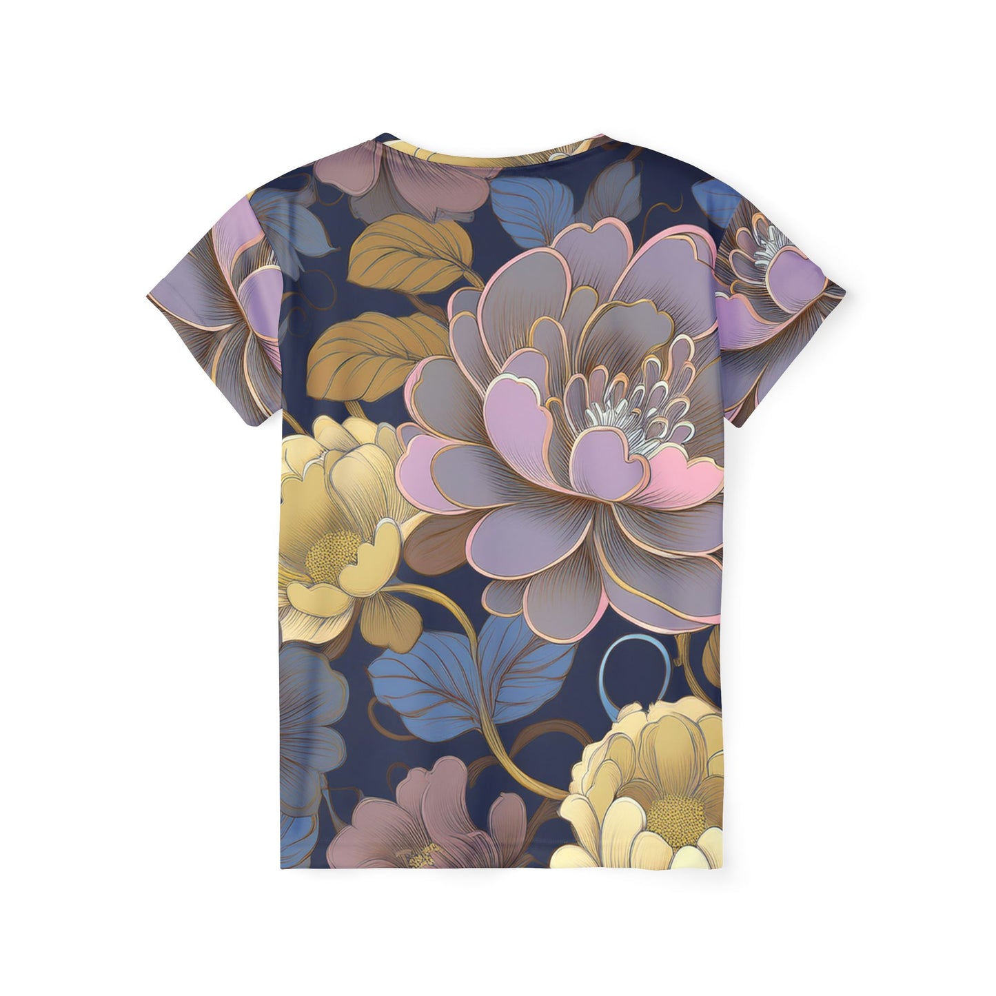 Women Poly Shirt with Floral Print F308