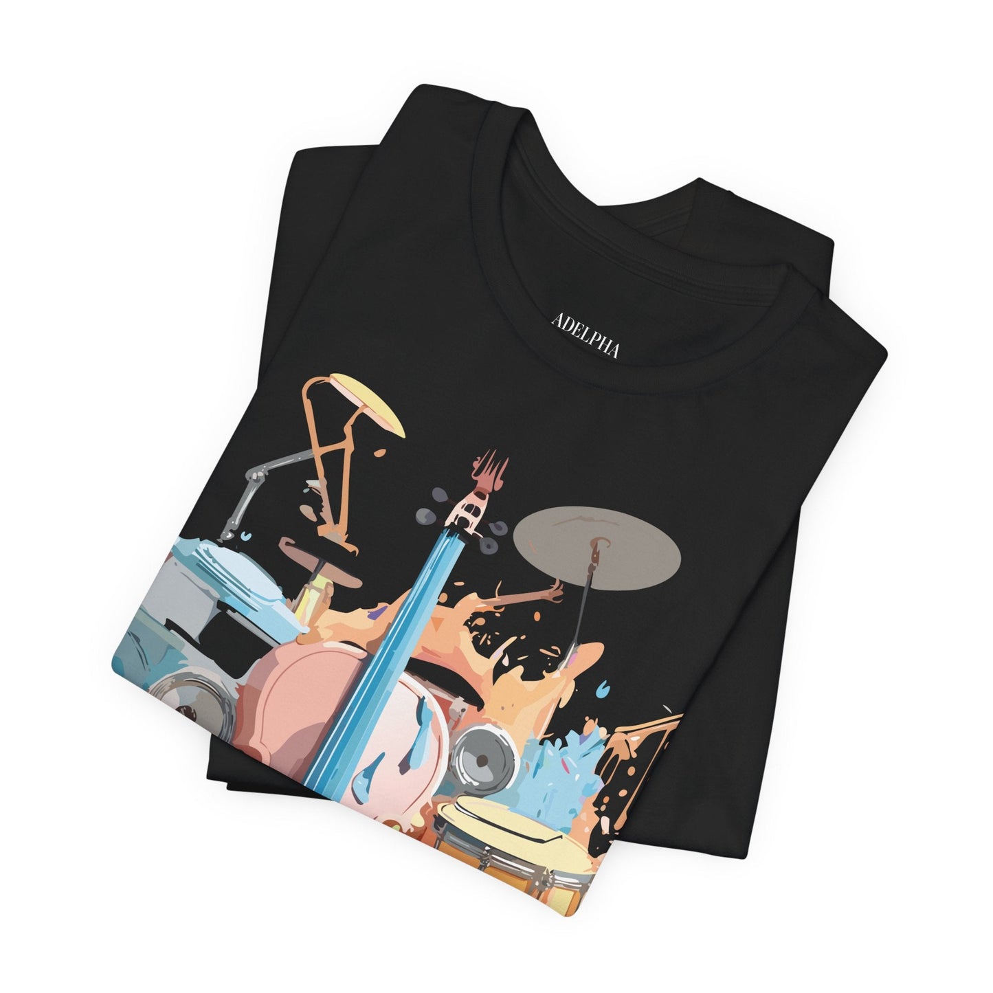 Adelpha Graphic Music T Shirt Unisex Jersey Short Sleeve Tee Art Design Premium Vintage Inspired