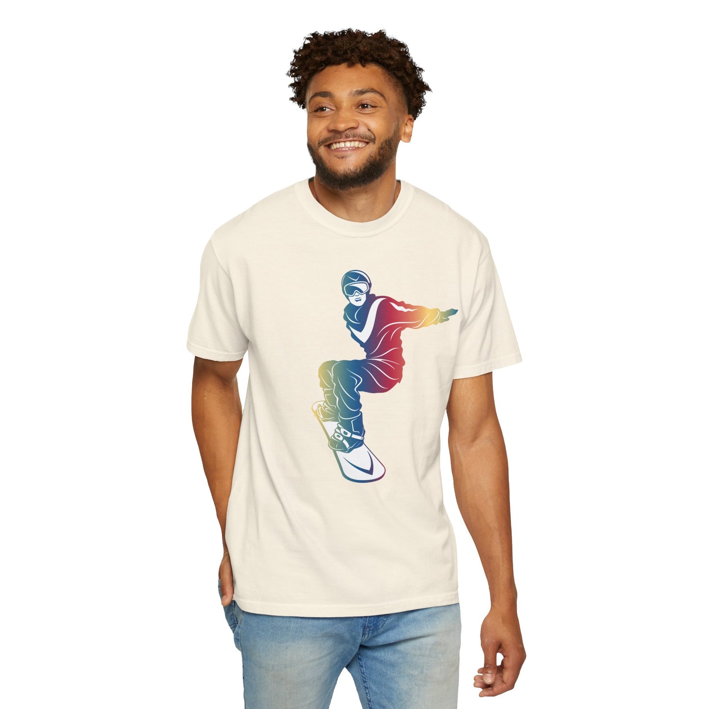 Unisex T-shirt with sports art design