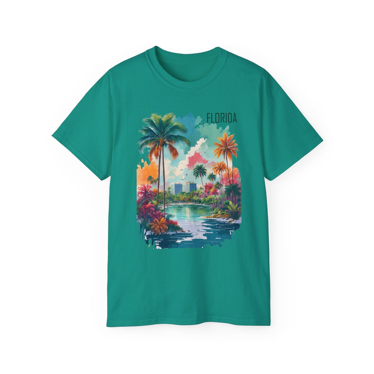 Florida Graphic Unisex Cotton T‑Shirt 2