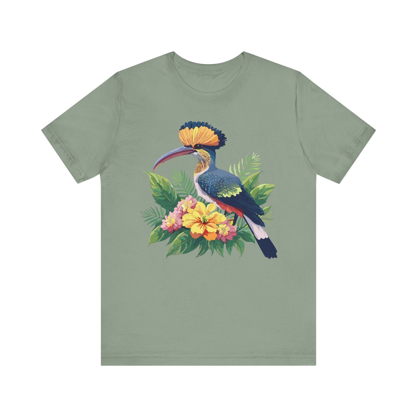 Unisex Animal Tee Shirt With Art Design Wild Animals Short Sleeve Jersey Tee For Everyday