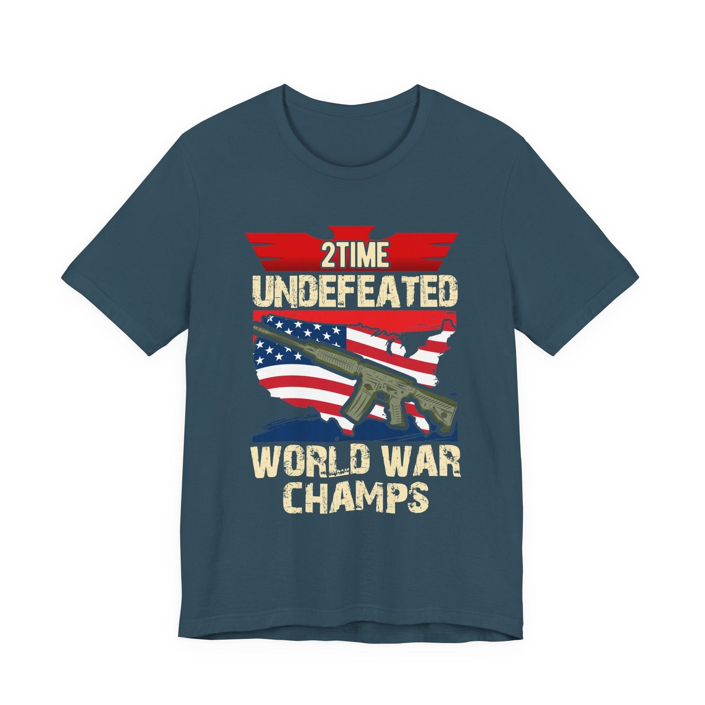 Army Veteran Patriotic Graphic Design Unisex Cotton T-Shirt v15
