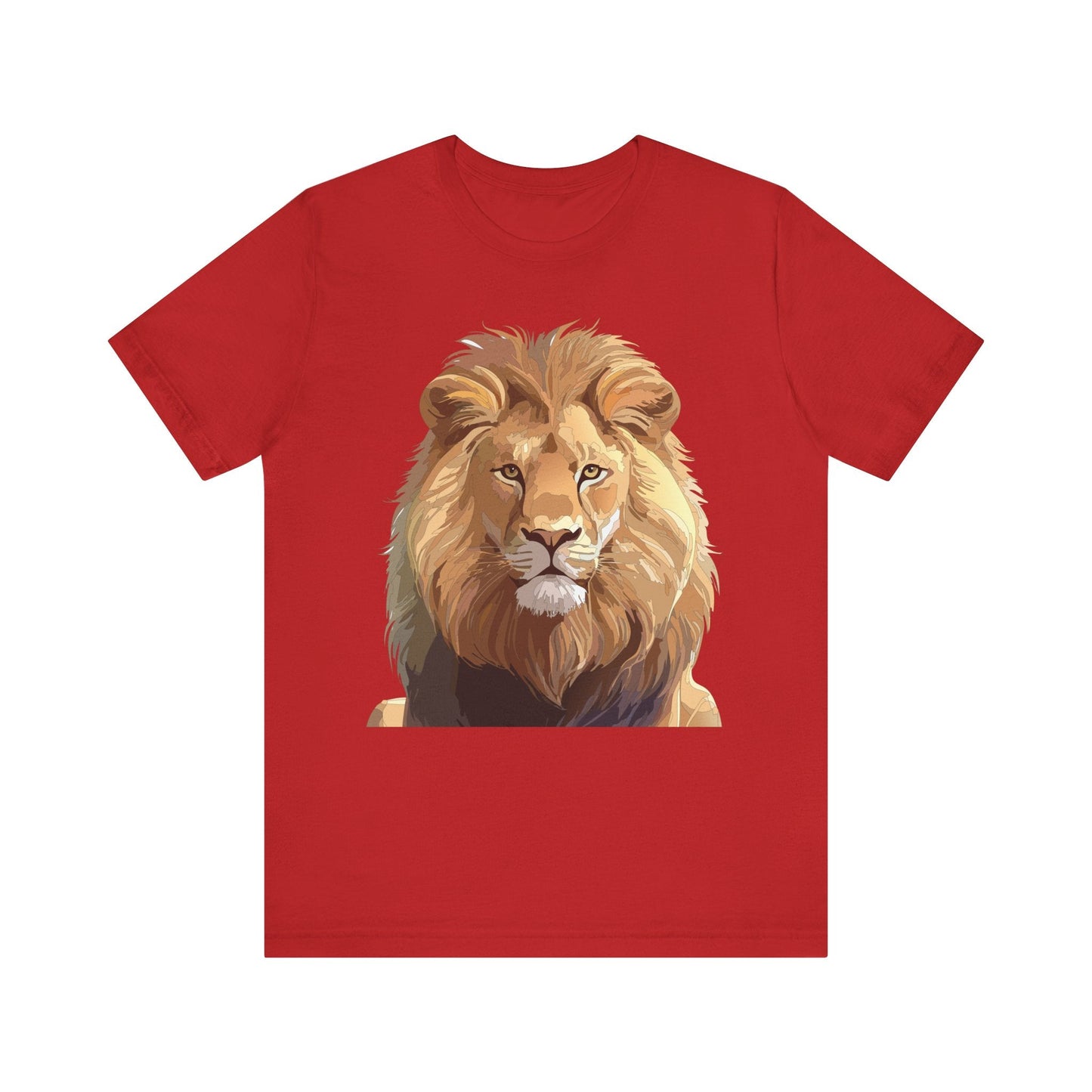 Unisex Animal Art Tee Shirt With Wild Animals Design Gildan 64000 Softstyle Cotton