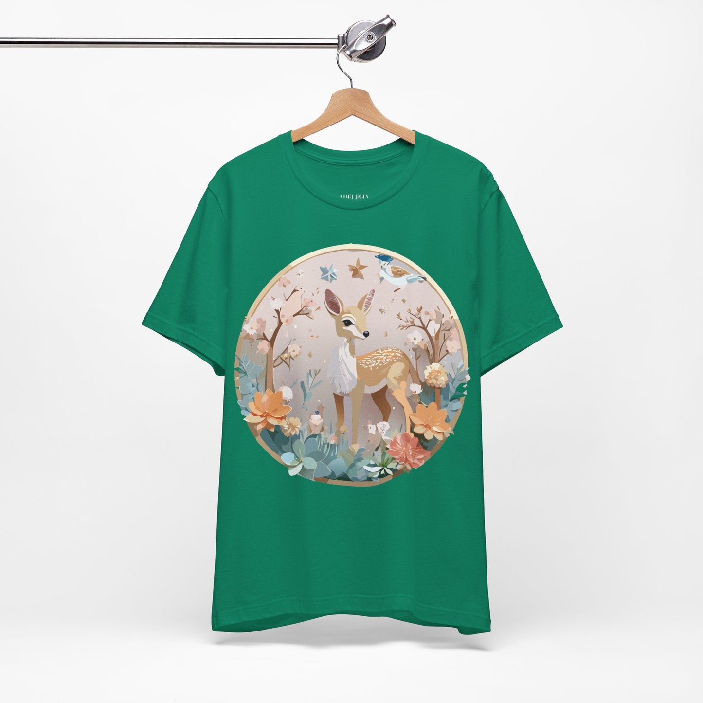 Adelpha Medallion Shirt Unisex Graphic Tee Vintage Inspired Art Design Short Sleeve T Shirt