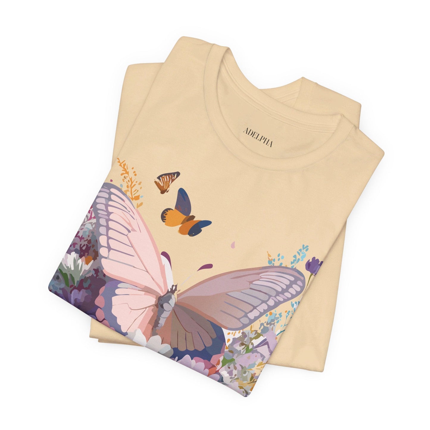 Butterfly Graphic Tee Adelpha Art Design Unisex Short Sleeve Shirt