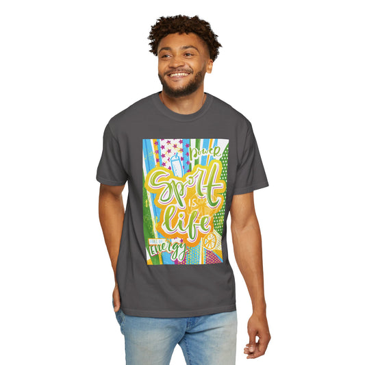 Unisex T-shirt with sports art design