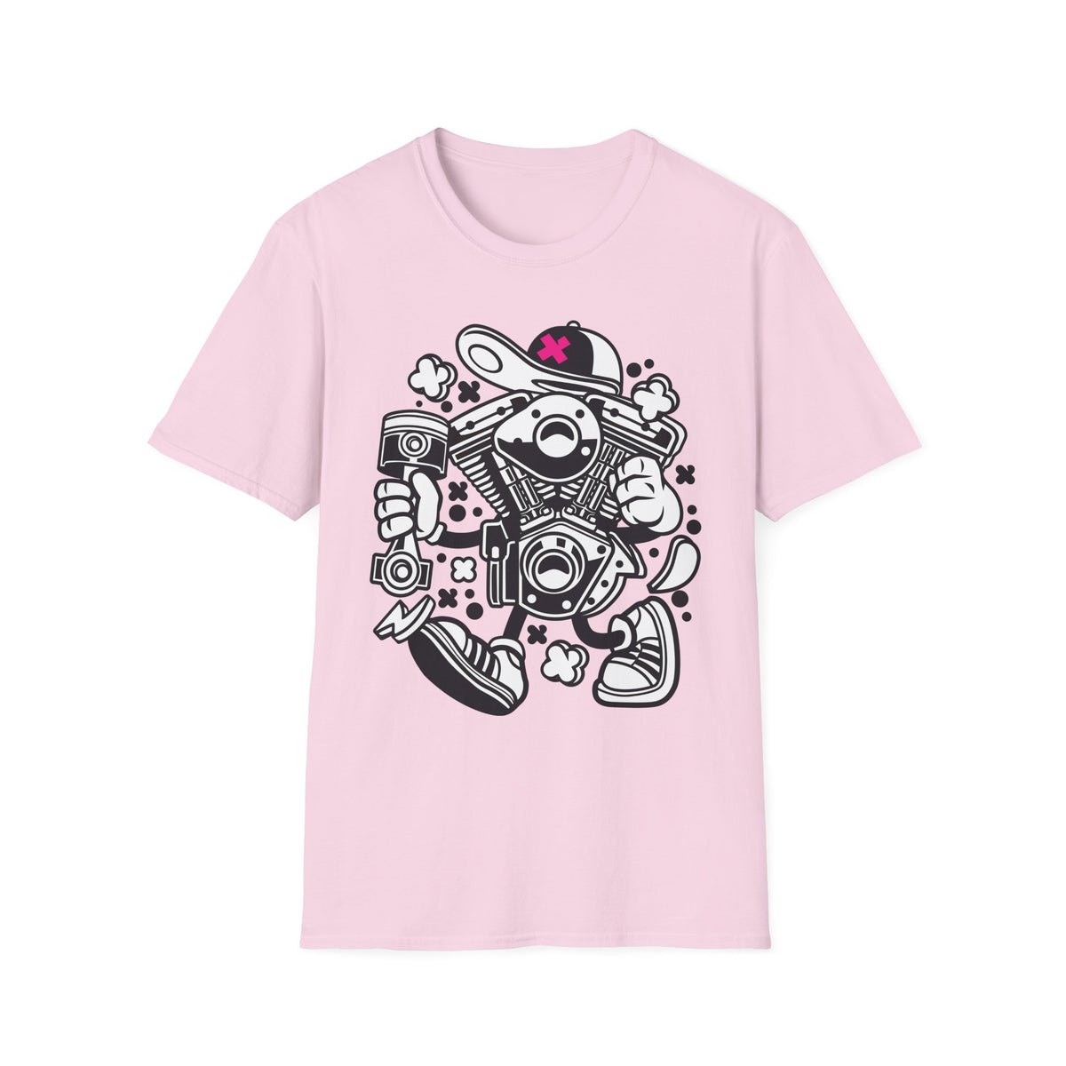Funny Cartoon Animation Graphic Unixes Gildan Cotton Tee Shirt 706
