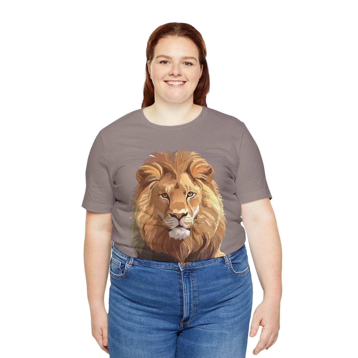 Unisex Animal Art Tee Shirt With Wild Animals Design Gildan 64000 Softstyle Cotton