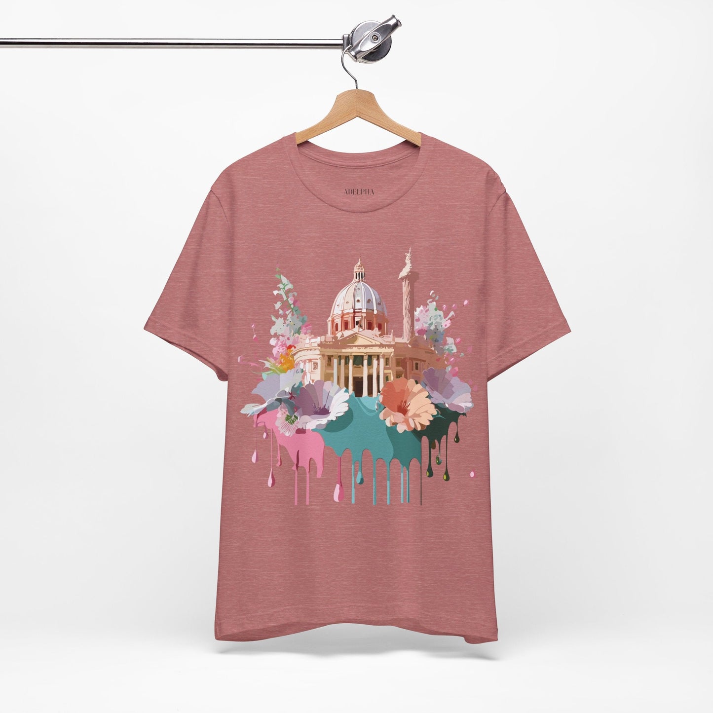 Unisex Rome Graphic Tee Tourist Shirt Adelpha Vintage Artwork Premium Comfort Everyday Wear