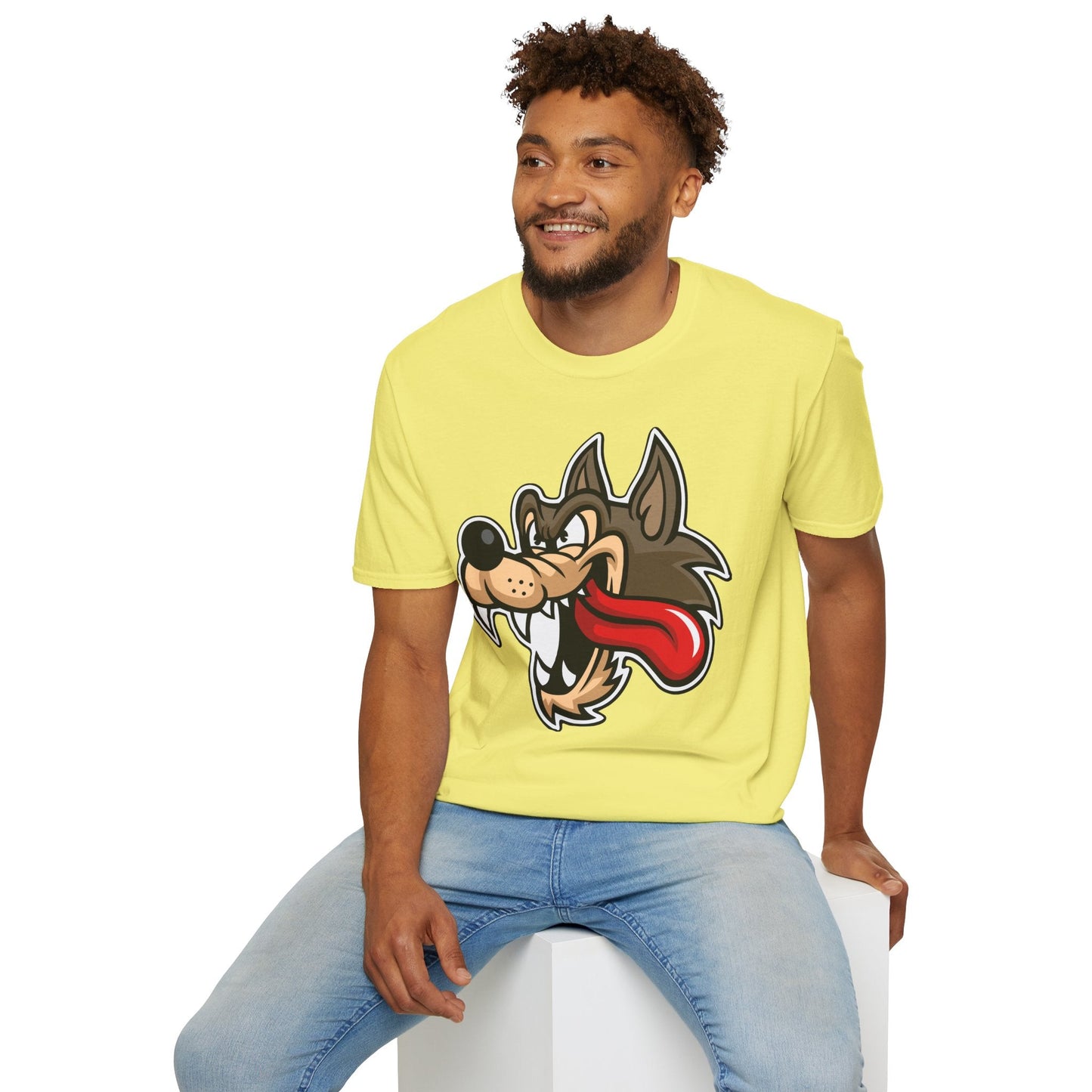 Cartoon T Shirt Animation Tee Unisex Funny Tee Gildan Softstyle 64000 100 Percent Cotton