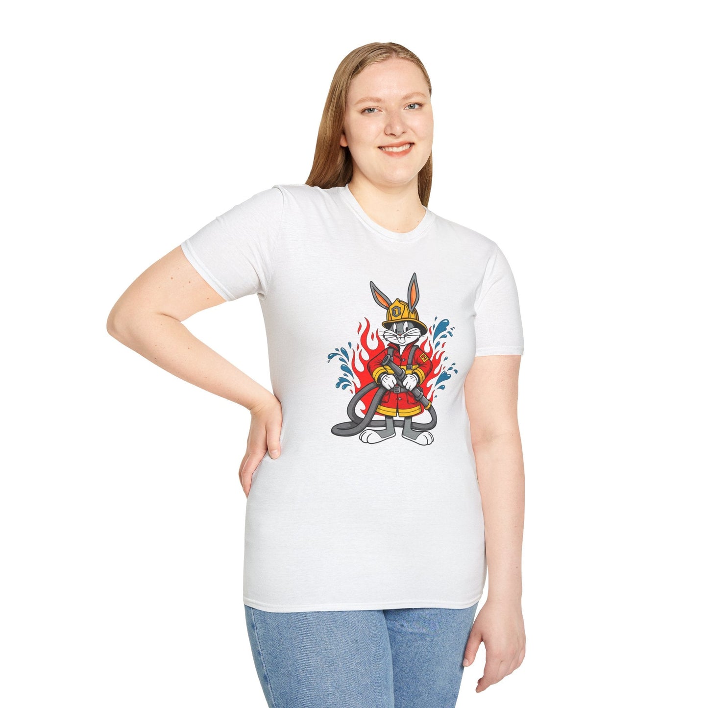 Bugs Bunny T Shirt Unisex Cartoon Tee Softstyle 64000 Cotton Graphic Tee For Fans