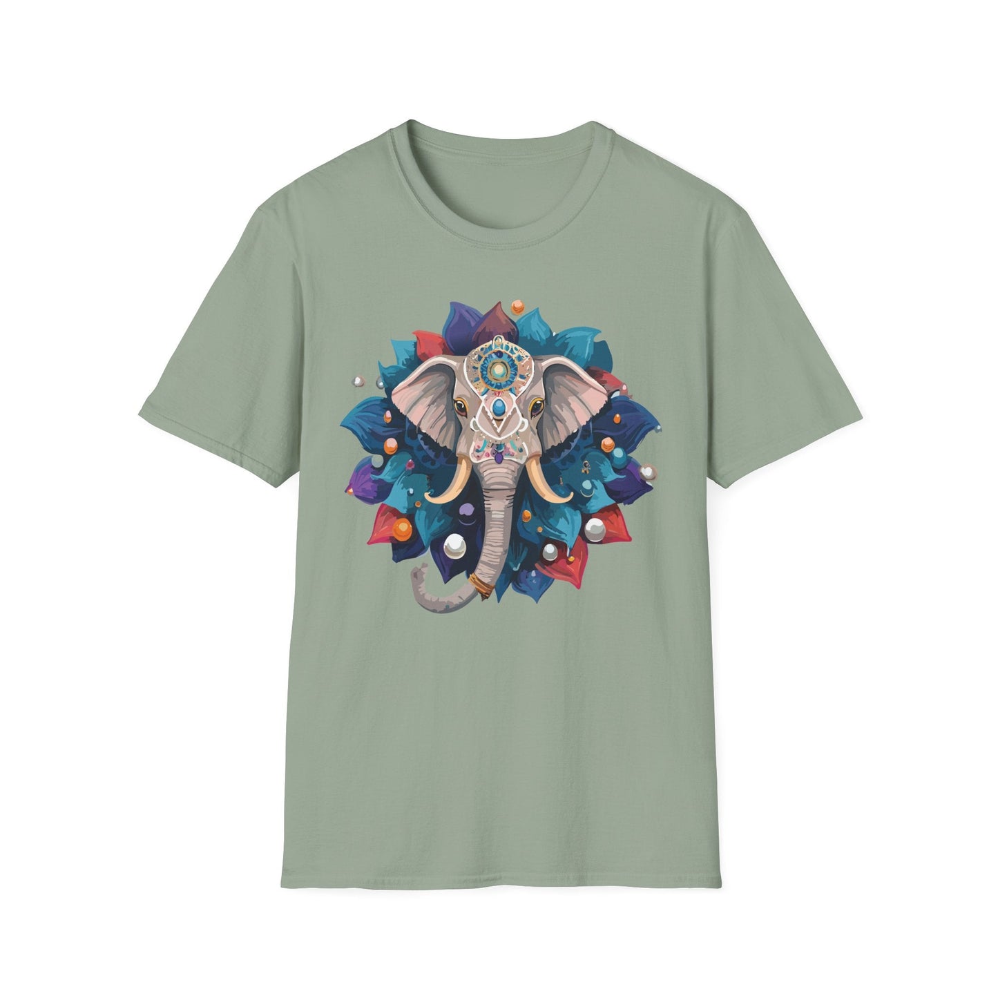 Elephant T Shirt Unisex Softstyle 64000 Short Sleeve Cotton Tee Comfortable Everyday Wear