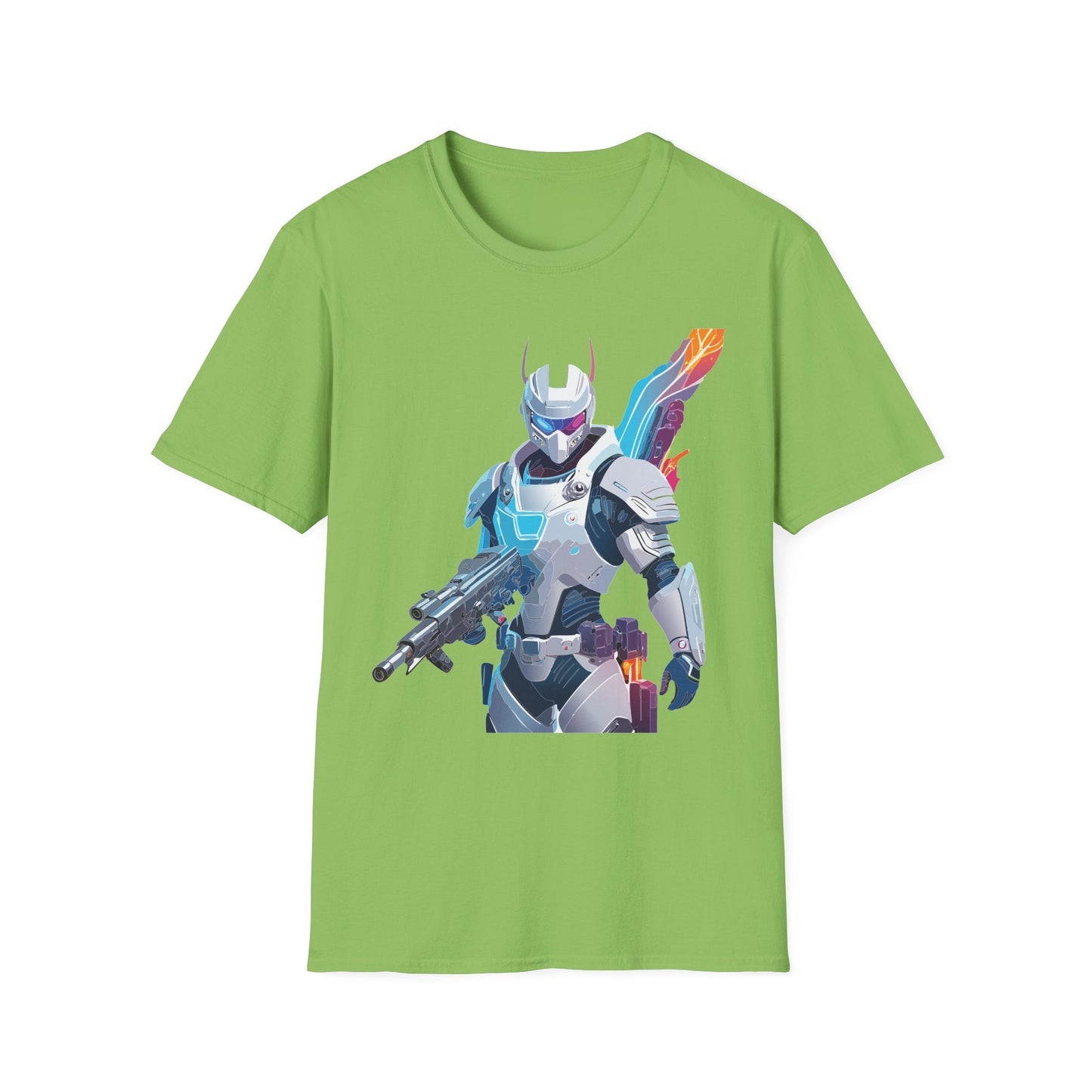 Robocop T Shirt Unisex Softstyle 64000 Graphic Tee 100 Percent Ring Spun Cotton Comfort