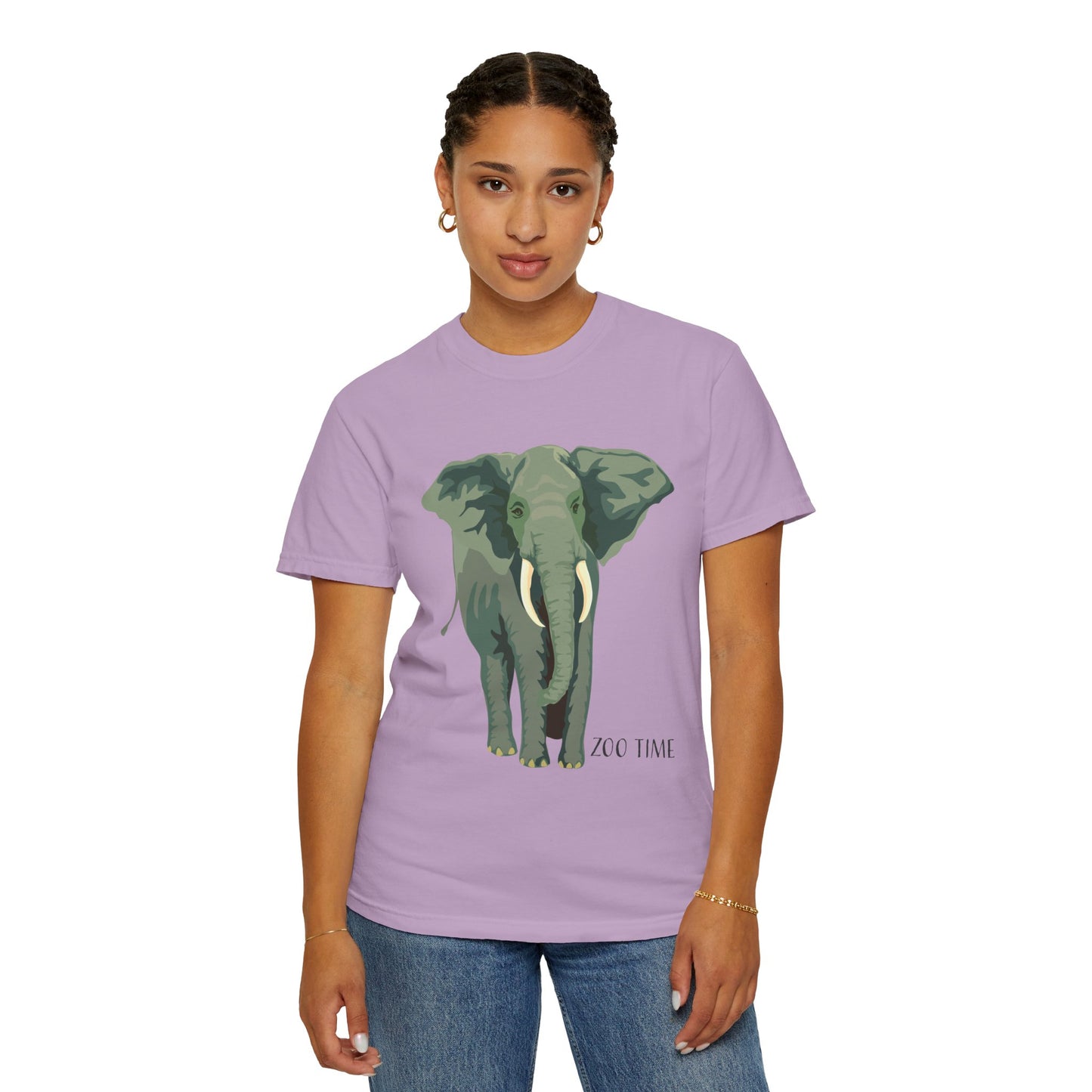 Unisex T-shirt with animal prints