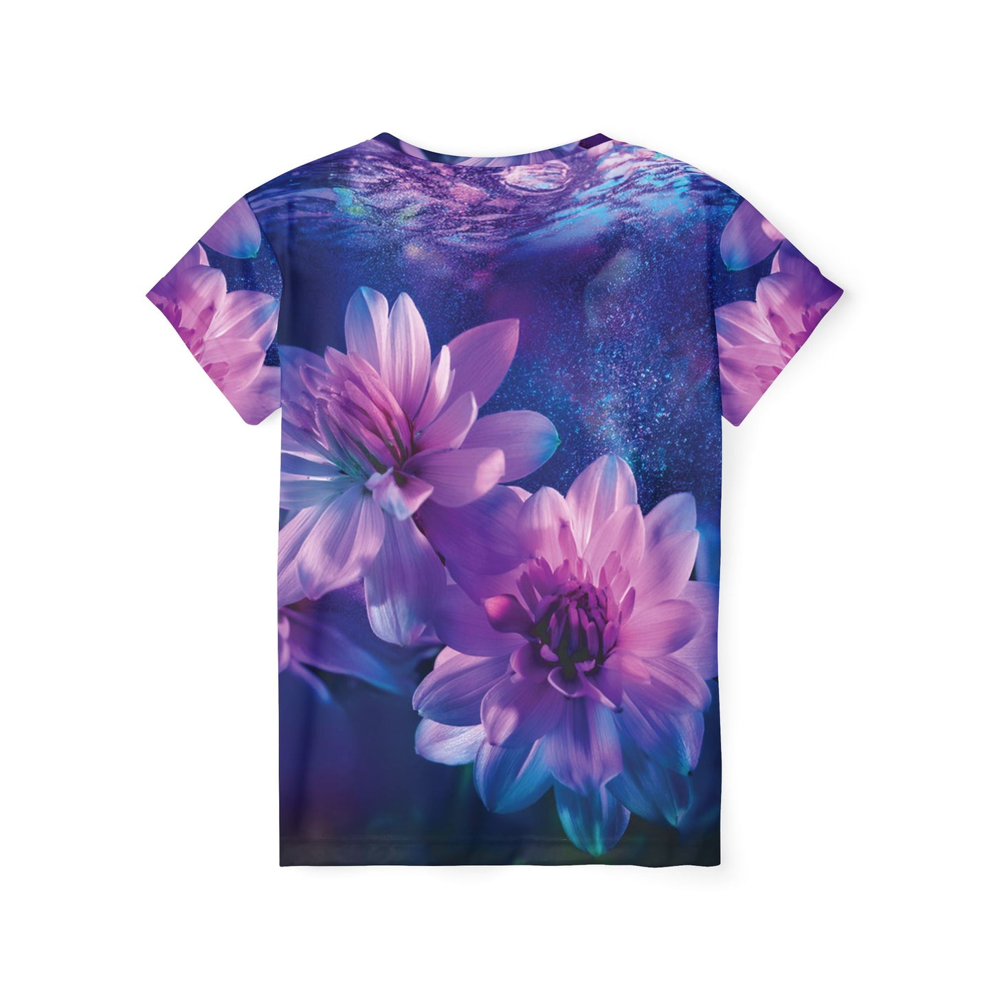 Camiseta de poliéster con flores