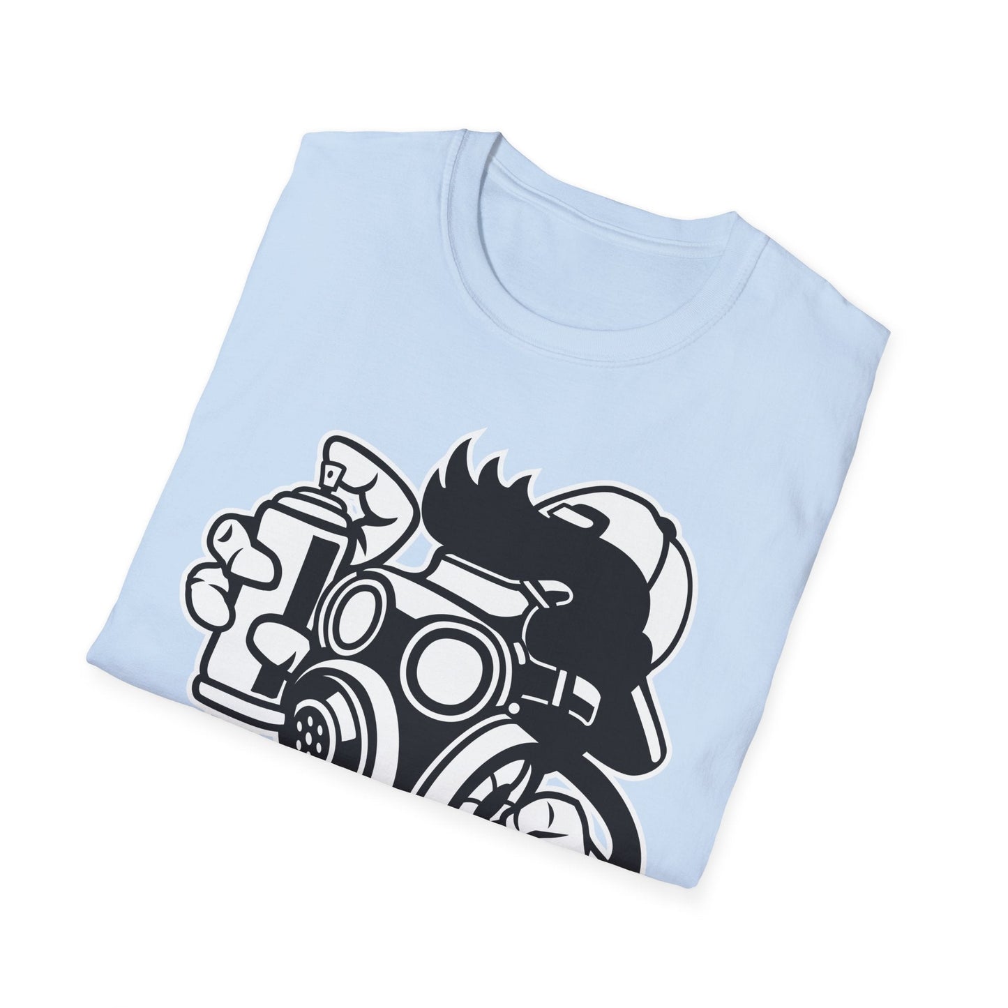 Cartoon T Shirt Unisex Animation Tee Funny Art Design Gildan Softstyle 64000 Ring Spun Cotton