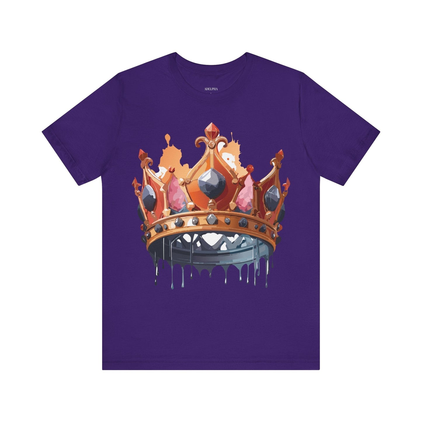 Adelpha Crown Graphic Tee Unisex Jersey Short Sleeve Art Design Vintage Inspired Shirt
