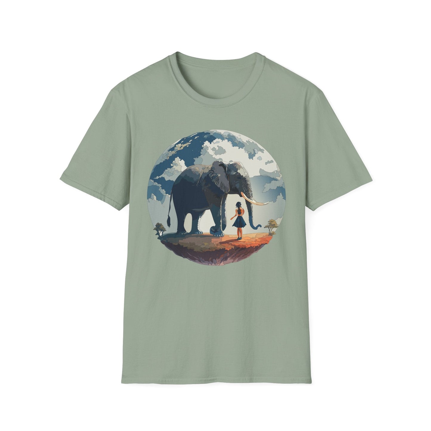 Womens Graphic T Shirt Art Design Tee Softstyle Gildan 64000 100 Percent Ring Spun Cotton