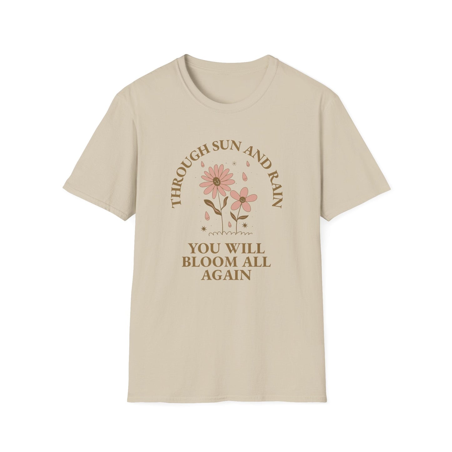 Positive Slogan T Shirt For Everyday Motivation Unisex Tee With Positive Words And Good Quotes Gildan Softstyle 64000