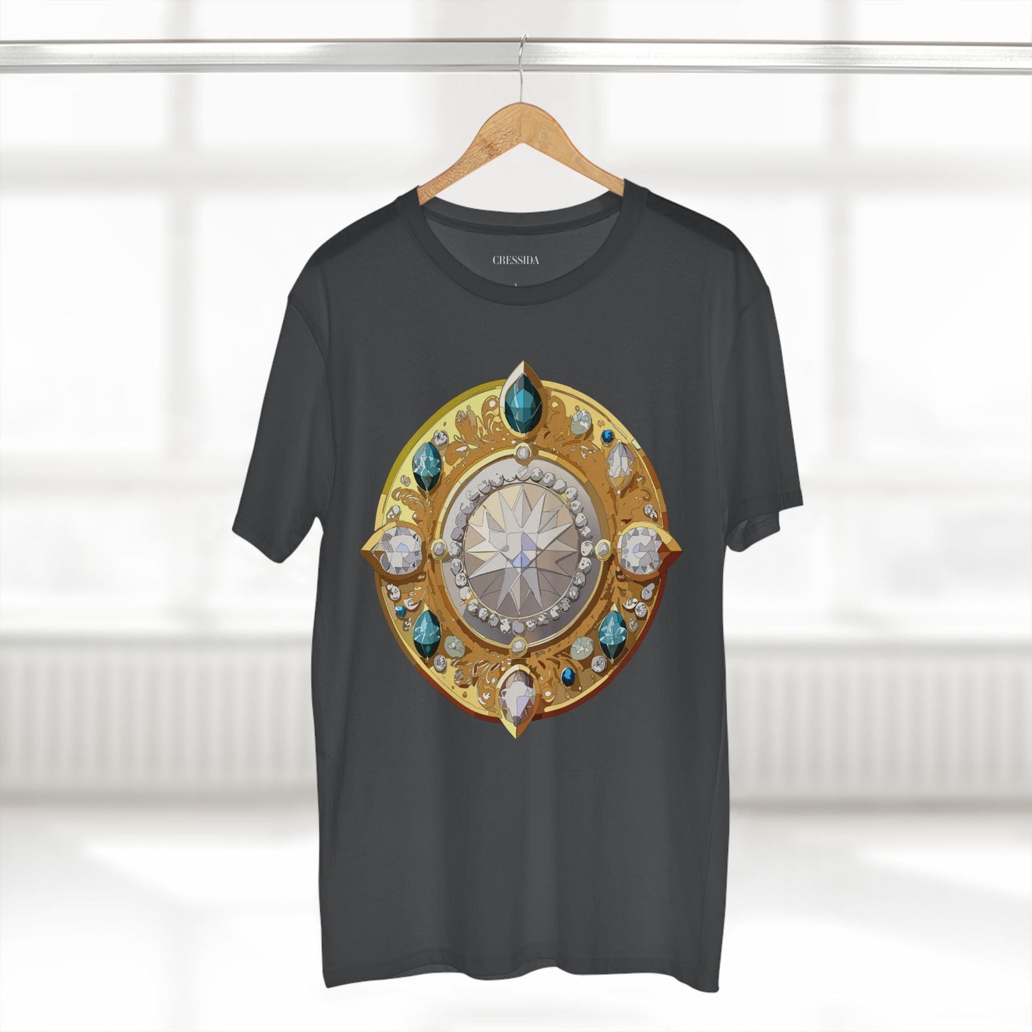Medallion Graphic T-Shirt Unisex 100 Cotton With Gold Art Design Medal Tee 11