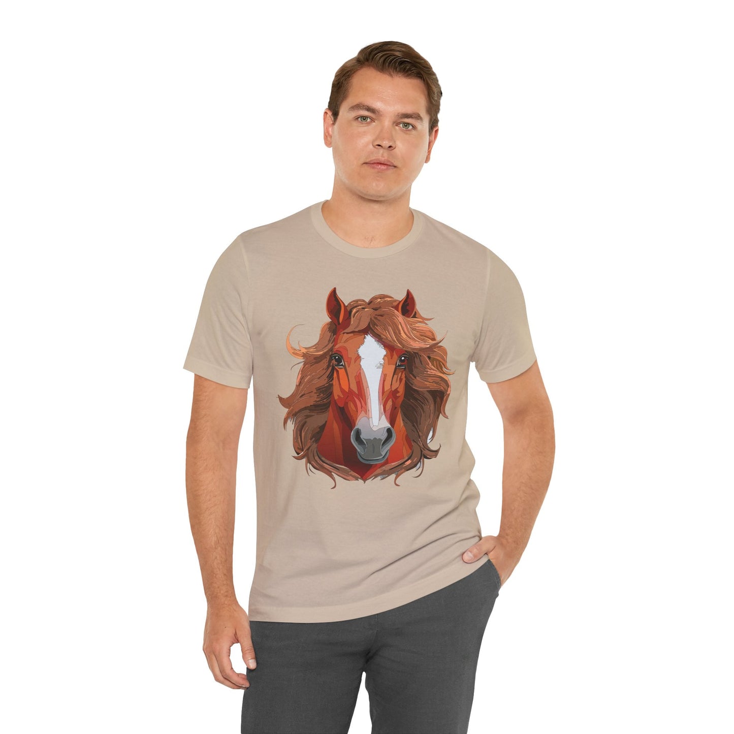 Unisex Animal Graphic Tee Shirt With Wild Animals Art Design For Everyday Casual Comfort Wear