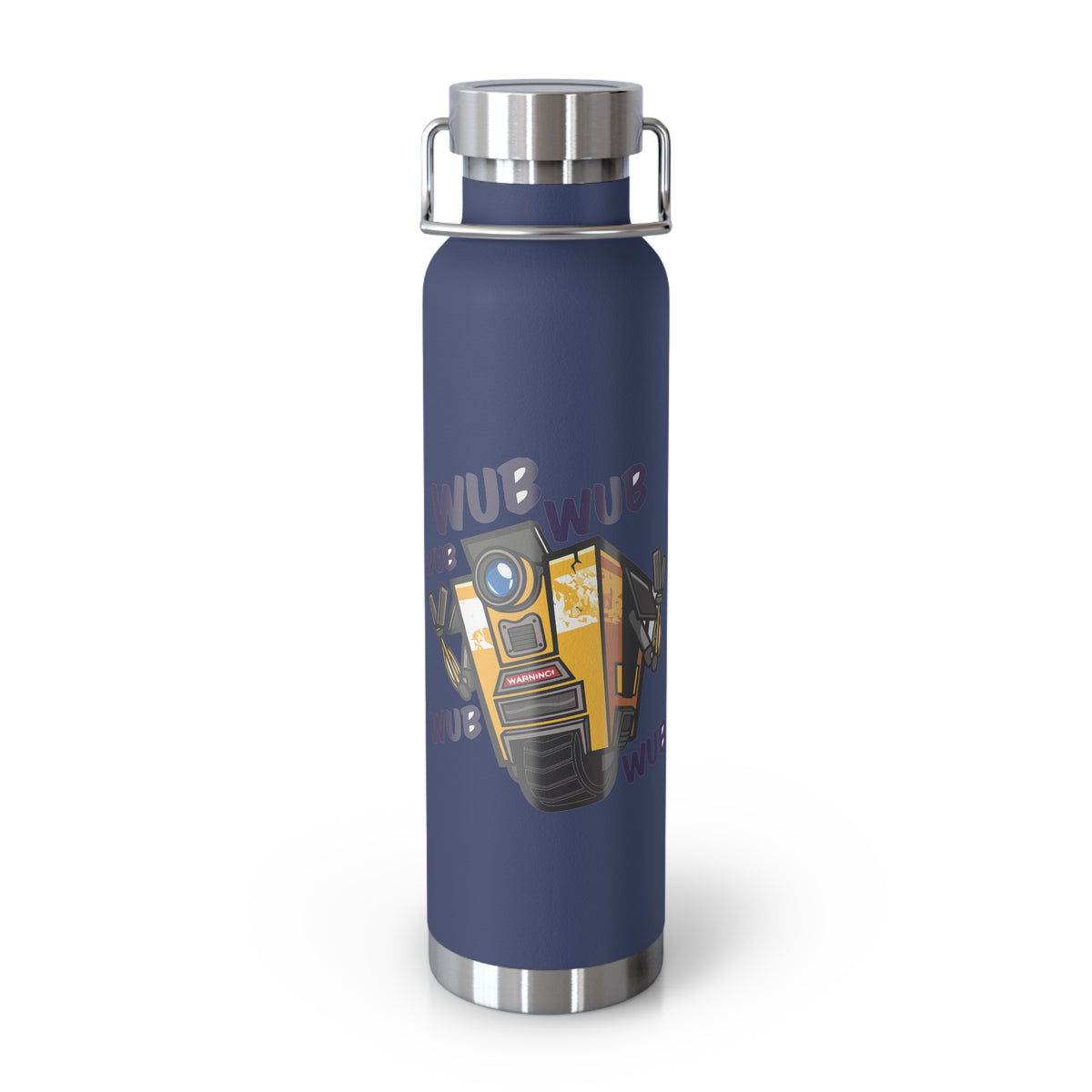 22oz Copper Insulated Water Bottle with Cartoon Design - CV63