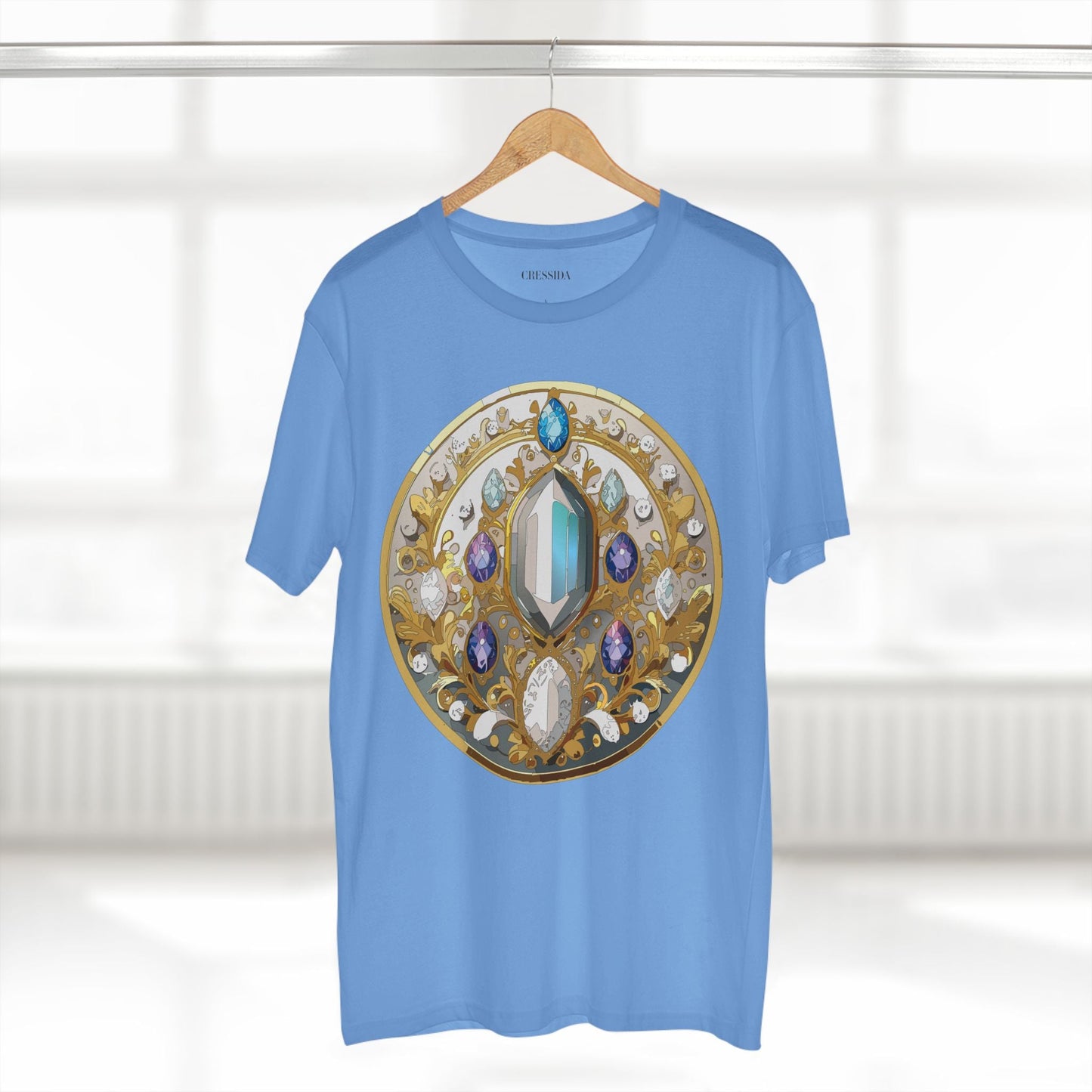 Medallion Graphic T-Shirt Unisex 100 Cotton With Gold Art Design Medal Tee 15