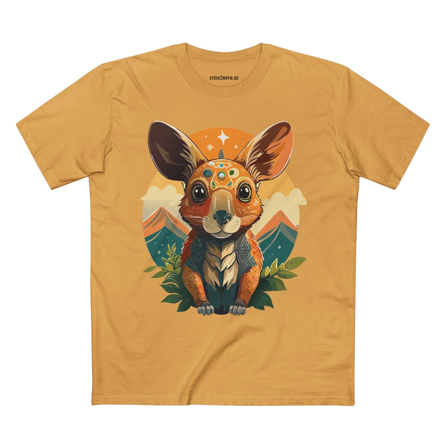 Rabbit Animals Shirt Unisex Premium Cotton Tee With Original Art Design From Retro2Nova Collection Premium Art Apparel