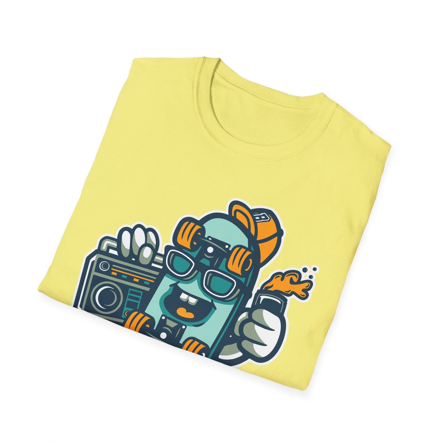 Cartoon Animation T Shirt Unisex Funny Tee Gildan Softstyle 64000 Ring Spun Cotton