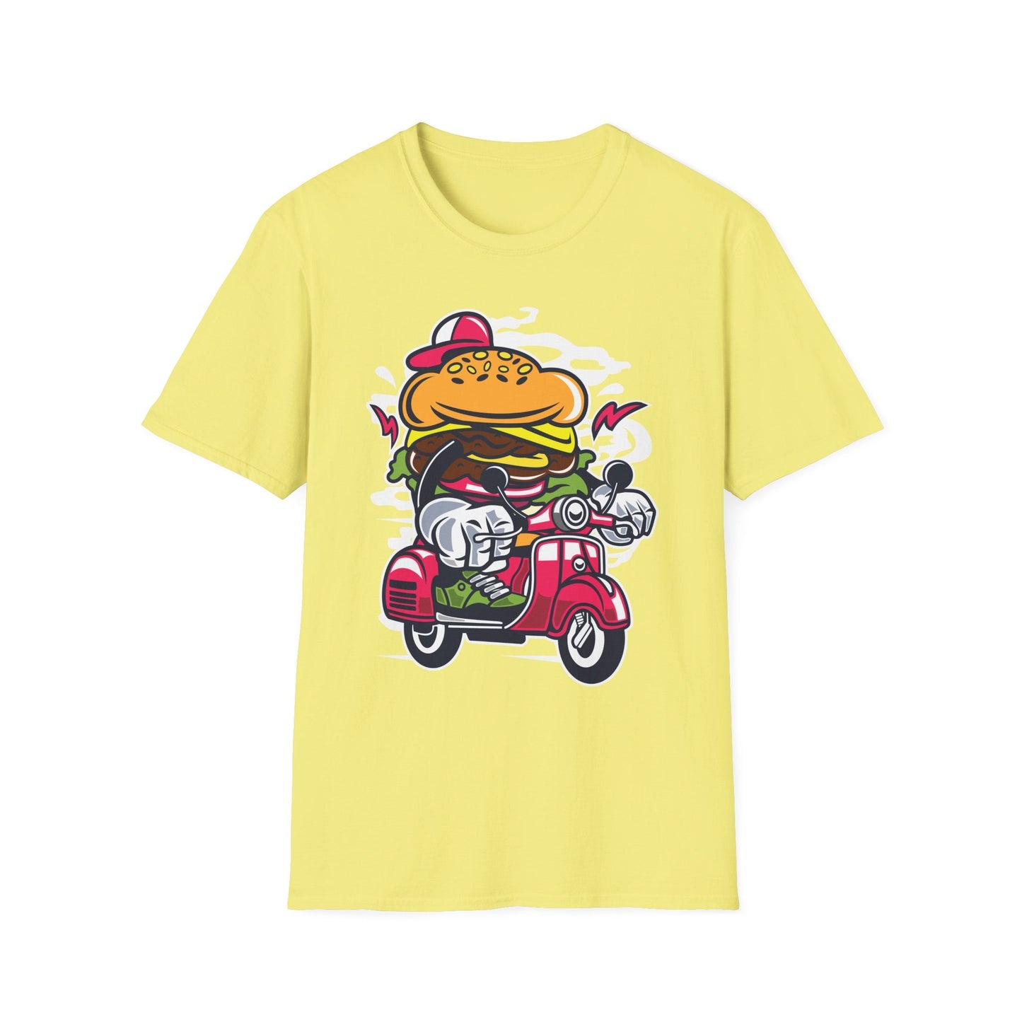 Cartoon T Shirt Animation Tee Funny Unisex Softstyle Gildan 64000 100 Percent Ring Spun Cotton