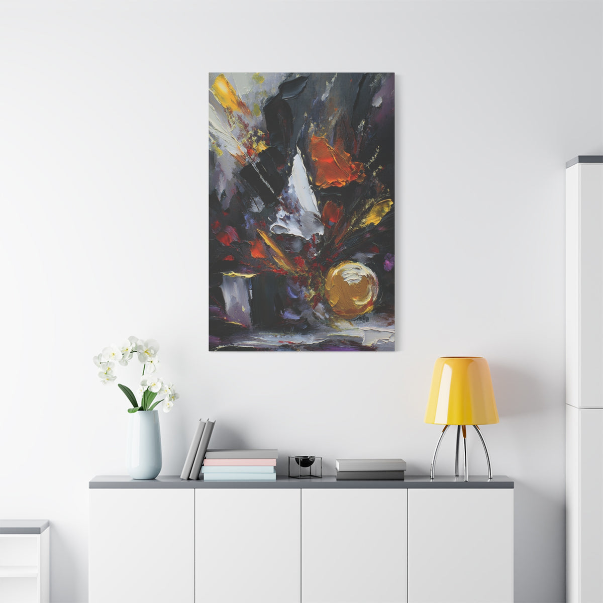 Abstract Oil Painting Print Canvas 20x24,20x30,24x30 24x32,24x36,30x40 32x48,36x48,40x60 Pine-Wood Inner Frame ABS-74