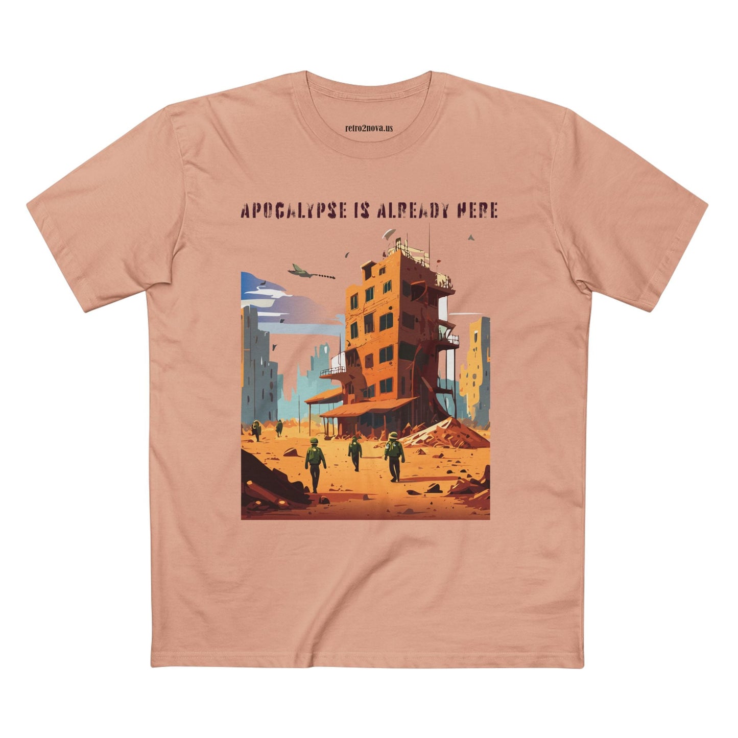Cataclysm Doomsday Shirt Unisex Premium Cotton Tee With Original Art By Retro2Nova