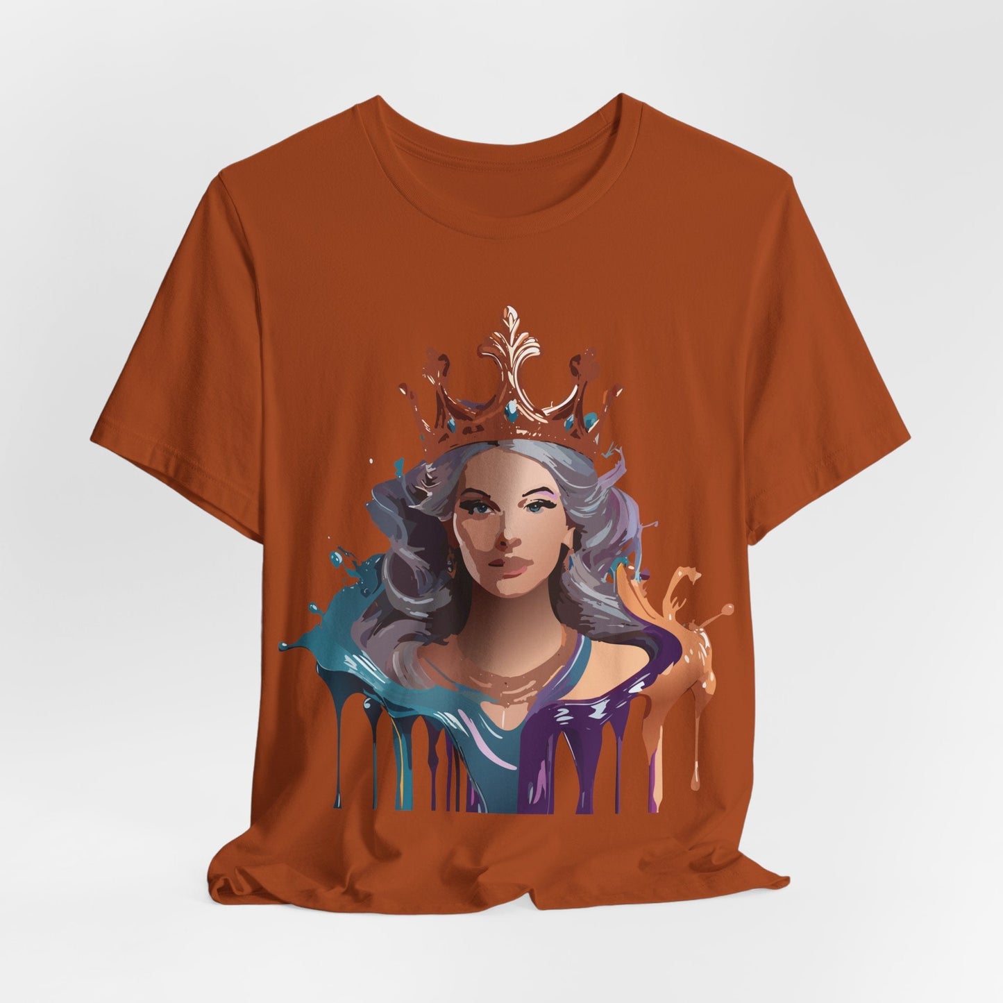 Queen Graphic Tee By Adelpha Art Design Unisex Short Sleeve Vintage Inspired Shirt