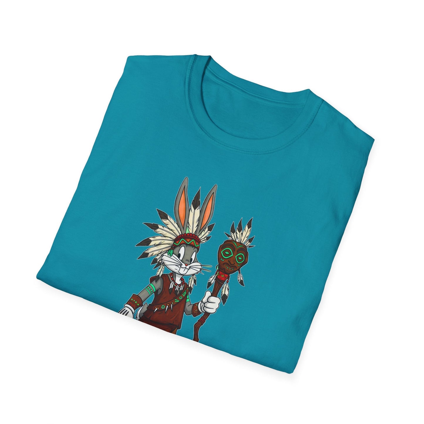 Bugs Bunny T Shirt Unisex Cartoon Character Design Gildan Softstyle 64000 Tee All Sizes