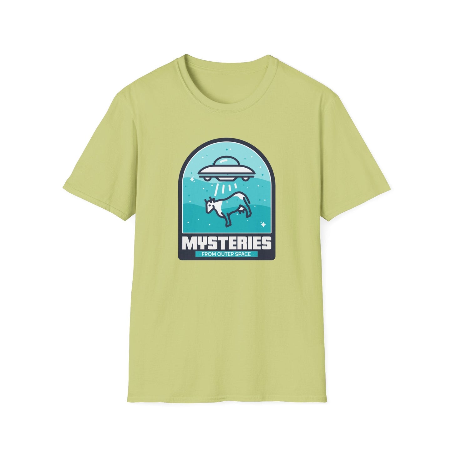 Mysteries UFO Abduction TShirt  Retro Alien Space Graphic Tee