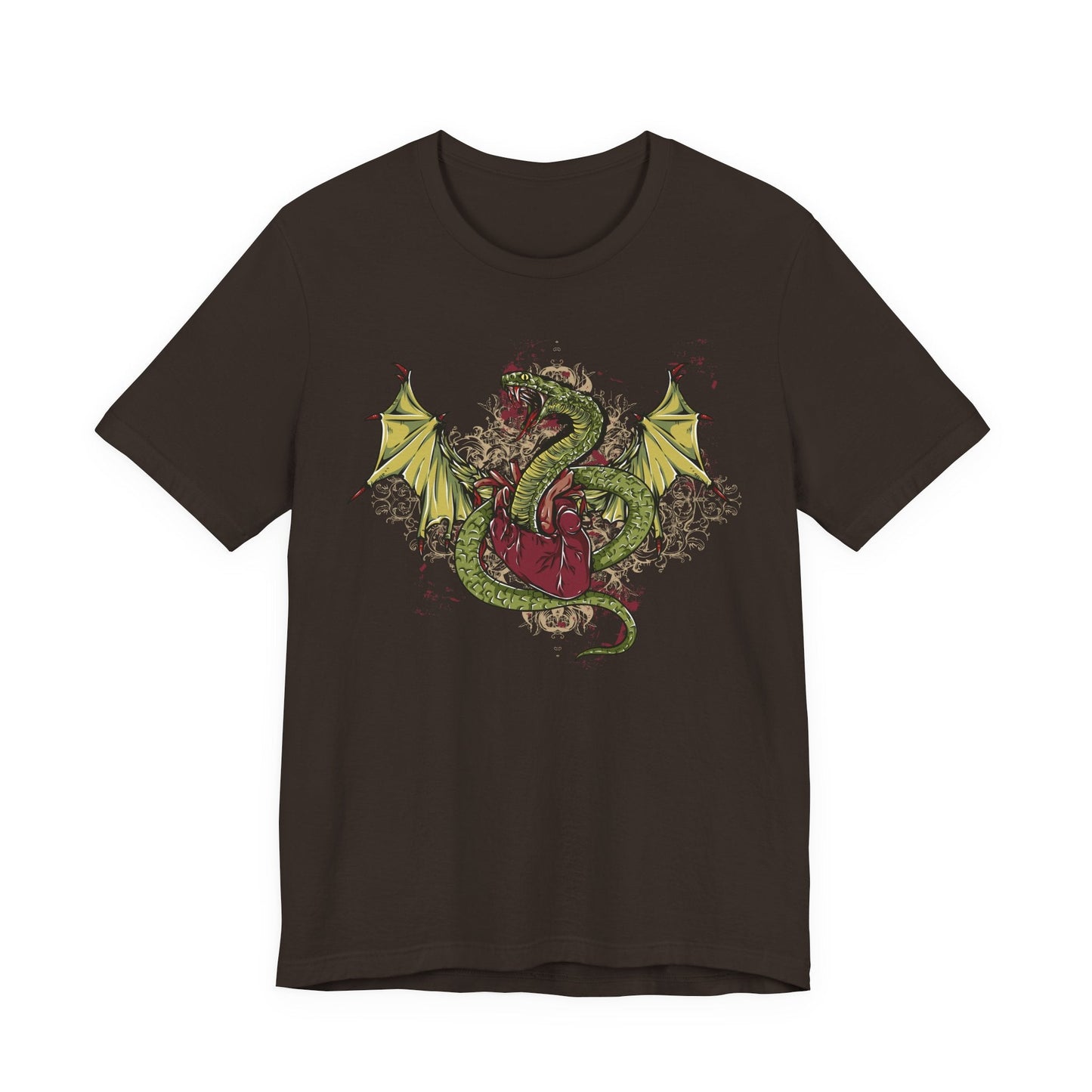 Dragon Illustration Graphic Unisex Cotton T-Shirt r29