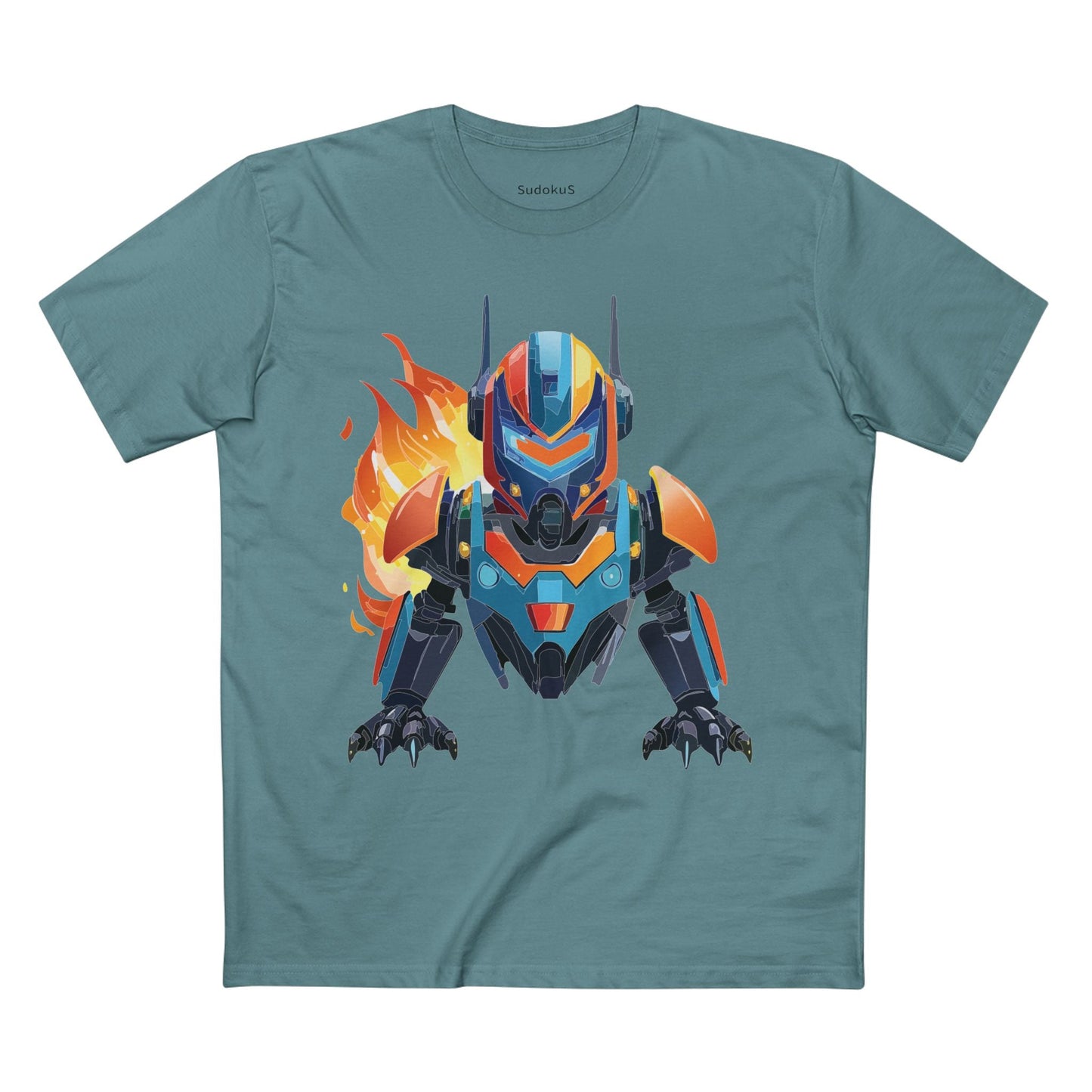 Cyborg Robot Graphic Unisex 100 Cotton Staple Tee 11