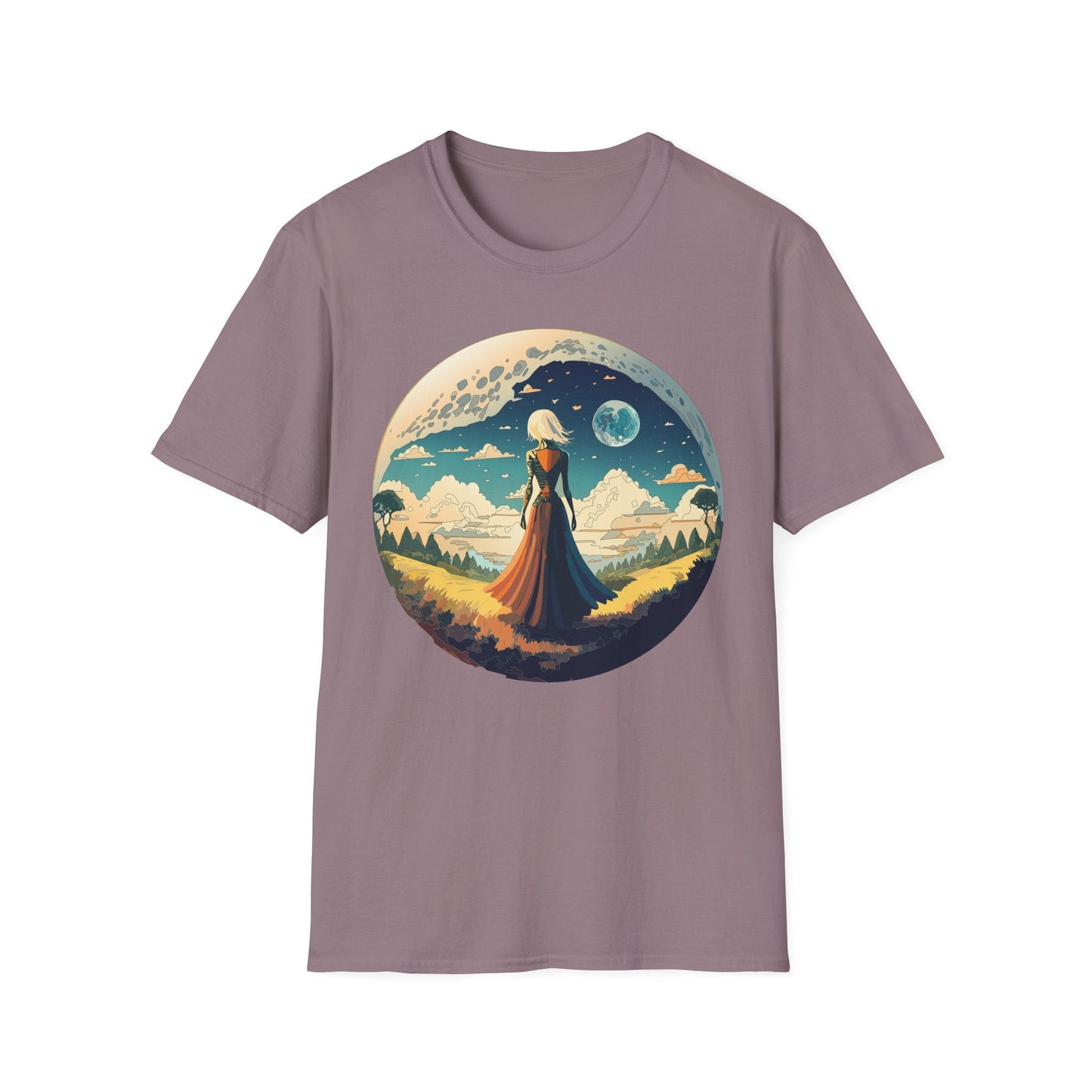 Womens Graphic T Shirts Art Design Tee Unisex Softstyle 64000 Cotton Tee Comfortable Everyday Wear