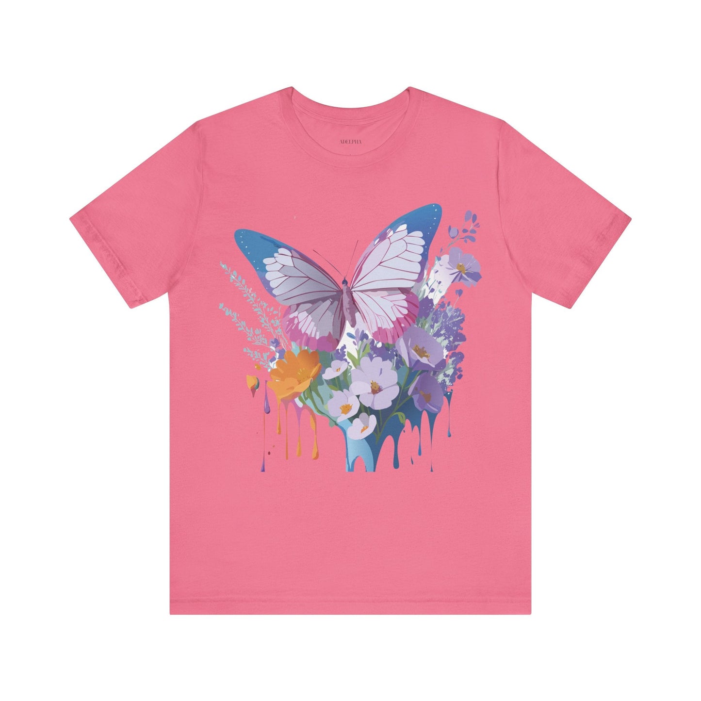 Unisex Butterfly Graphic Tee Adelpha Art Design Vintage Inspired Jersey Tee